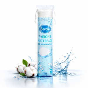 Dischete Demachiante Profesionale din Bumbac 100% – Bevola Weiche Wattepads (140 buc)