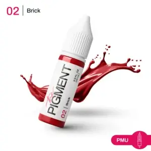 02 Brick 15ml – Roșu Cărămiziu Profesional