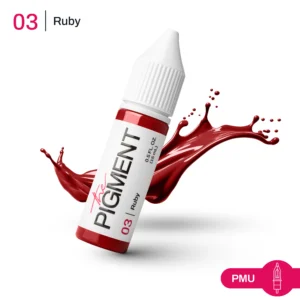 03 Ruby 15ml – Roșu Intens Profesionist